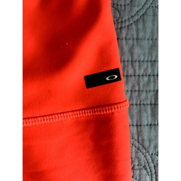Womens Oakley Leggings Size Large Orange Pre Owned - Picture 2 of 5